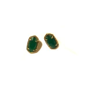 Emerald Green Kendra Scott Studs